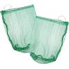 PartyKindom Sacca da Pesca in Nylon 2 Pezzi Coulisse, Sacchetto Portatile per Conservazione Pesci, Rete Resistente e Capiente per Attività di Pesca All'aperto