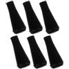 Healeved 6 Punte di Freccia in Gomma Morbida Nero da 8mm per Tiro, Design Versatile e Durevole, Sostituzioni Sicure per Pratica e Gioco