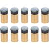 VGEBY Punte per Stecche da Biliardo,Puntali a Stecca Dura da 12mm Sostituzioni per Stecche da Biliardo con Ghiere per Stecche da 10 Pezzi 12mm / 13mm(12MM)