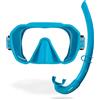Cressi Kit maschera e boccaglio Z2S & Corsica, turchese