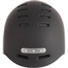 RiToEasysports Casco da Ciclismo con Luce a LED, PC Integrato e Casco da Bici EPS con Faro Anteriore Fanale Posteriore Posteriore USB Ricaricabile 750mAh 12 Prese d'aria per Pendolare Adulto (BLACK