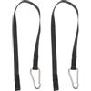 jojofuny 2 Pezzi Maniglie in Nylon Nero per Cavi Palestra, Accessori Fitness per Allenamento Schiena e Addominali, Adatte per LAT Machine e Ab Machine