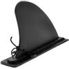 Generic Pinna per Tavola da Surf e Paddleboard in Nylon Nero, Pinna Grande a Coda di Pesce Separatore d'Acqua Rimovibile e Installazione Rapida
