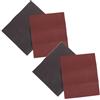 RUNROTOO Carta Abrasiva Stili Multipli per Stecca da Biliardo 4 Fogli per Pulizia e Levigatura Resistente per Manutenzione Professionale Stecche da Biliardo Stili Multipli