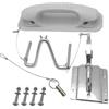 Wmqbjta Boat Quick Davits Set Snap Davits di Rilascio Rapido Hardware Marino Robusto in Acciaio Inox Facile Installazione Adatto per Barche Yacht Supporto