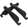 NAMOARLY Set 3 Leve per Pneumatici in Nylon Nero Portatile Alta Durezza Strumento Riparazione Gomme Bici per Montaggio e Smontaggio Copertoni Mountain Bike