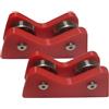 RNXRZANK Set di 2 Stecche da Biliardo Domestico, Rosso