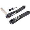 LHHL Mountain Bike Guarnitura 175mm Integrate Cave Guarnitura Bicicletta Pedivella Sinistro/Destro Braccio Adatto for Bicicletta da Montagna Strada con BB68