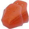 Ycauty 1 Paio di Protezioni per le Dita dei Pattini a Rotelle, Cappucci Protettivi per le Dita dei Pattini a 4 Fori in Pelle PU, Accessori per Pattinaggio a Rotelle Anti-collisione (amarilla)