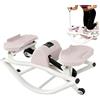Genérico Stepper oscillante - Allenatore di core portatile, compatto e ad impatto - Allenatore oscillante per gambe e glutei, per casa, ufficio, palestra, soggiorno