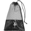 Tofficu Borsa per Scarpe da Rete e Tessuto Nero Chiusura a Coulisse Portatile per Ballerine e Scarpe da Balletto da Viaggio
