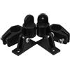 BRIGHTFUFU Set 6 Pezzi Staffe per Tendalino Barca in Plastica Nera, Resistente di Peso Ridotto, per Fissaggio Bimini Top su Yacht e Coperture Nautiche Stili Multipli