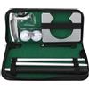 Gucagle Set da Gioco per Mettere la Palla, Design ad Alta Simulazione, Kit di Attrezzatura per Pratica Putter da Interni, per Uso Domestico all'aperto