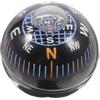OFFIGAM Mini Bussola Sferica Nera in Plastica per Cruscotto Auto e Moto, Facile da Trasportare, Navigazione Precisa per Avventure All'aperto e Viaggi
