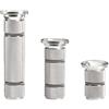 VIRELLO Espansore per bicicletta, lega di alluminio per forcelle in carbonio da 28,6 mm, tubo sterzo, regolabile da 22,2 a 25,4 mm, argento