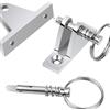 TEHAUX Cerniera Facile da Tendalino Acciaio Inossidabile Barca e Argento Installare Pratica, Accessorio Viti di Montaggio per Kayak e Fishing Dinghy
