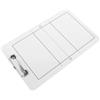SHERCHPRY Lavagna Riutilizzabile PVC in Pallavolo Allenatore per Tattica e Bianco Multiuso Design Pratico Strategie Allenamenti di Volley