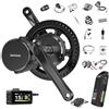 BAFANG BBS01B 250W Motore Centrale (CAN) Kit Bici Elettrica con Batteria 36V 24Ah e Display DPC080 per MTB/Città BB68-73mm