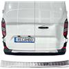 RECAMBO Protezione per paraurti in acciaio inox, adatta per Ford Transit Custom, anno di costruzione dal 2023, listello di protezione cromato lucido per paraurti con superficie liscia e montaggio