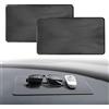 Dhisperares 2 Pezzi 27 x 15 cm Universali Auto Tappetino Antiscivolo Cruscotto, Forte Adsorbimento, PVC Resistente Alle Alte Temperature Tappetino Antiscivolo Auto, Occhiali da Sole, Telefono e Chiavi