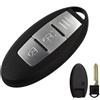 Generic Guscio chiave per Nissan 2 tasti 370Z, Juke, Micra IV, Micra V, Note II, Pulsar, Qashqai, X-Trail