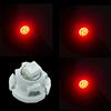 PA 10 lampadine T4.2 per cruscotto auto, 5 colori, 12 V (rosso)