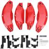 Acouto Copri Pinza Freno, Set Copri Pinza Ruota in Lega di Alluminio per Ruote Juniper 19 Pollici e 20 Pollici con Accessori di Installazione, Adatti per Modello AWD (rosso)
