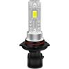 SOFOC 9005XS (HB3A) 12V-18V 60W Lampadina LED 4000LM Bianco Freddo per Moto e Auto Anabbaglianti Abbaglianti Fendinebbia E Luci Diurne 1Pz