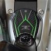 labelbike Adesivo 3D Protezione Chiave Accensione Moto Compatibile con Kawasaki Z900 2025 Colore: Verde