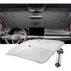 LUWU [Aggiornato] Ombrello Parasole Auto Compatibile con VW Golf 8 MK8 2020-2025 2026 Parabrezza Parasole Auto ad Ombrello Pieghevole per Parabrezza Anteriore Interno Golf 8 Accessori