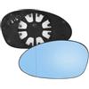 AJQBRMB Specchio Vetro Di Retromarcia Per BMW Serie 1 3 E81 E87 E82 E46 E90 E92 Z4 E85 Specchietto Retrovisore Laterale Sinistro Lato Conducente Blu Vetro Riscaldato Retrovisore Vetro