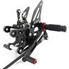 Konerstone Moto Regolabile Pedane per NINJA ZX10R 2008 2009 2010 Piede Peg Rest ZX-10R ZX 10R 1 Set Nero 08 09 10