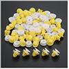 bzcemind 50pcs Car Auto Pannello per la porta interna Pannello in plastica Rivetti Clip 8mm Foro Auto Fissaggi adatti per 7703077250 Clio Megane Scenic Twingo
