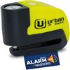 URBAN UR6 Antifurto Moto Blocca Disco con Allarme Intelligente | Più Efficace | Hi-Tech, 120dB, LED, Warning Sensibilità A+, Impermeabile, Batteria Lunga Durata, Lucchetto Sonoro 6mm Universale Bici