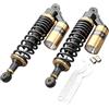 Siuprajsy Universale Ammortizzatori Posteriori 7mm Molla Sospensione per VF700 CB125T CM125 CB350 CB500 VN250 GT250 GT125 Veicolo off-road ATV Motocicletta 320MM Nero Oro