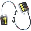 VIGORFLYRUN PARTS LTD 2PCS Nero e Argento DC HID Xenon Ballast 35 W per Auto HID Xenon lampadine di Ricambio per Ballastt Kit HID H1 H4 H7 H8 H9 H10 H11 H13 9005 9006 9007