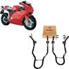 WinNet Coppia 2 Cavalletti alzamoto alza moto compatibili con Ducati 749 999 per alzare sollevare la ruota gomma anteriore e posteriore davanti