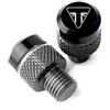 chennini Tappo per foro specchietto retrovisore moto Per TRIUMPH SPEED FOUR 600 Speed Triple R RS S TWIN SPEEDMASTER Motocicletta Tappi Per Fori Specchietto Retrovisore Posteriore Bulloni Viti M10*1.25(6)