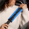 VAGCARS 2 cinghie per auto, imbottiture in morbida pelle per cinture di sicurezza auto, protezioni traspiranti per cinture di sicurezza per bambini e adulti, compatibili con tutti i veicoli (blu)