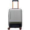 DELSEY JEEP - JH001A - Valigia rigida da cabina 55 cm x 35 cm x 23 cm - 36 L - Argento