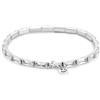 Michael Kors Bracciale rigido aperto da donna in argento sterling o ottone ,Argento sonico