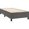 IKAYAA Struttura Letto Singolo 90x200 Rete Singolo con Doghe in Legno per Adulti, Bambini e Teenager, Altezza 25 cm -Grigio scuro-90 x 200 cm/35 cm
