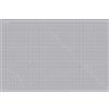 Elan Tappetino da Taglio 100x150 CM Grigio, Piano da Taglio, Tappetino Autorigenerante a 5 Strati, Tappeto Antitaglio PVC Riciclato, Cutting Mat