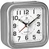 Lowell 6829426 Sveglia Quarzo Just A Minute in Plastica con Movimento Continuo, Silver