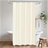 LUKDUNG Tenda da doccia, 150 x 200 cm, in poliestere, antimuffa e impermeabile, lavabile in lavatrice, include 10 ganci, per il bagno