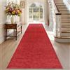 TEHWDAIYOU Tappeto Runner per Corridoio Tappeto Cucina Passatoia Antiscivolo Lavabile 60 x 200 cm Tappeto Corridoio Tappeti Runner Passatoia Tappetino per Soggiorno Entrata Ingresso Rosso
