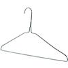 HANGERWORLD 100 grucce in Metallo Argentato, Calibro 13, 41 cm, Appendiabiti, Pantaloni, Barra Appendiabiti