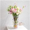 AiiBowy [AiiBowy] Vaso Vetro Trasparente Alto 23cm - Vasi Vetro Colorato - Vaso in Stile Contemporaneo - per Fiori e Composizioni Floreali per Centrotavola, Cucina, Ufficio, Matrimonio (Colorato#2)