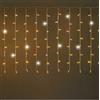 Generico Tenda Luminosa LED 3x0,8m 128 Maxi LED Reflex Bianco Caldo e Flash Freddo Esterno Interno Cavo Gommato Bianco IP67 Prolungabile fino 60m per Natale, Matrimoni, Feste, Allestimenti Professionali