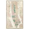 WowPosters Poster vintage della mappa di New York 30x40 cm-